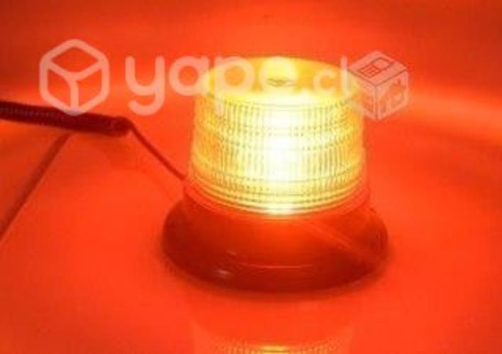 Baliza Led Ambar 12V Destellante Con Iman