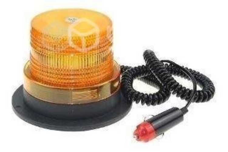 Baliza Led Ambar 12V Destellante Con Iman