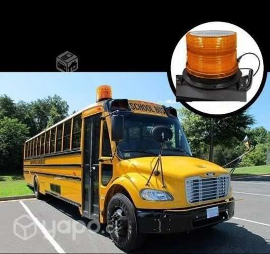 Baliza Led Ambar 12V Destellante Con Iman