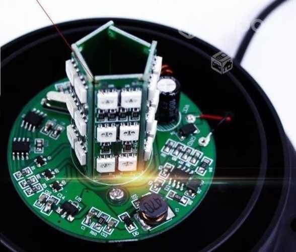 Baliza Led Ambar 12V Destellante Con Iman