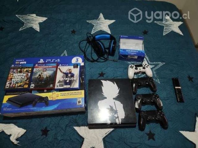 Ps4 1TB con accesorios y juegos digitales y fisico