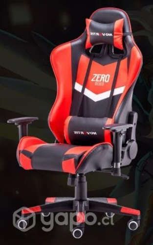 KIT Silla Gamer con Reposapiés y accesorios