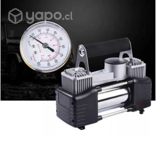 Compresor De Aire Para Auto Metalico Doble Cilindr