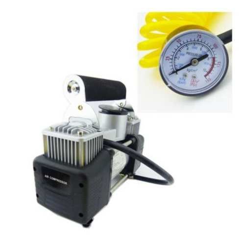 Compresor De Aire Para Auto Metalico Doble Cilindr