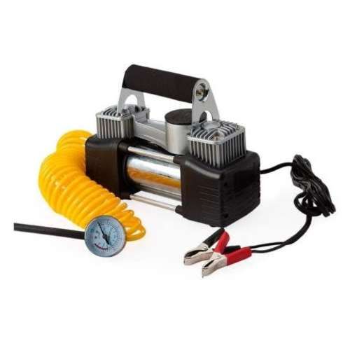 Compresor De Aire Para Auto Metalico Doble Cilindr