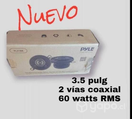 Parlantes 3,5 Pulgadas Marca Pyle Nuevo