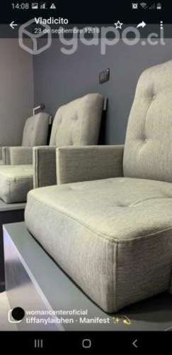 Sillón pedicure con lavapies
