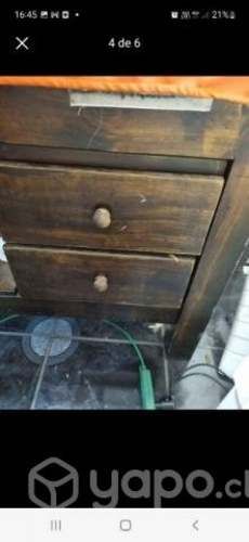 Camilla spa de madera