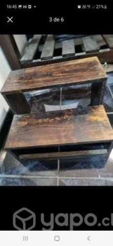 Camilla spa de madera