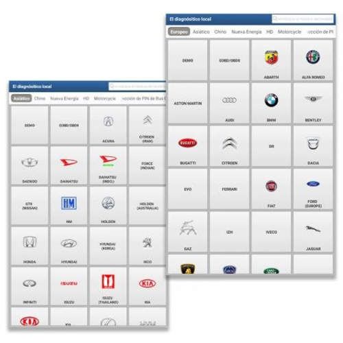 Scanner automotriz multimarca Auto y Camiones full