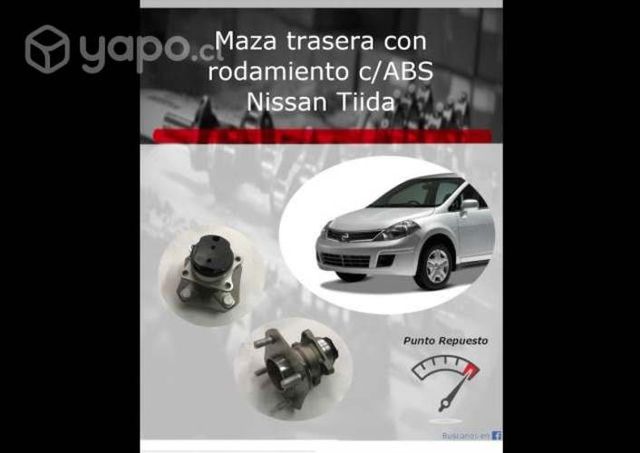 Maza trasera Nissan Tiida con ABS