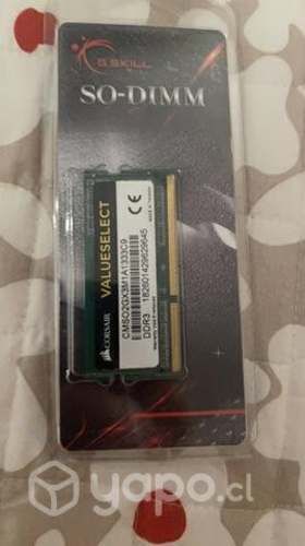 Memoria ram 4GB DDR3
