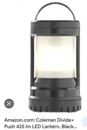 Linterna coleman divide push