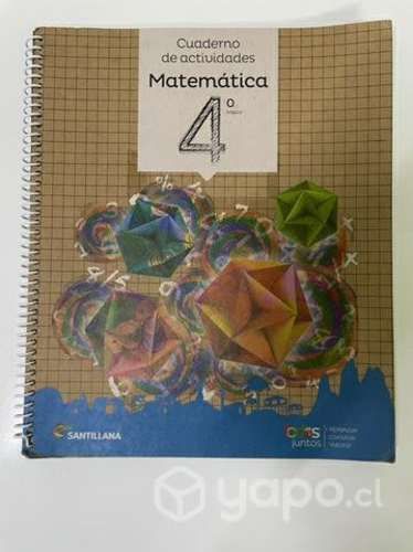 Libro matemática 4 básico santillana