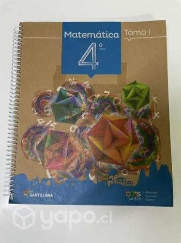Libro matemática 4 básico santillana
