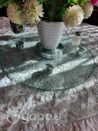 Tornamesa Base Giratoria Mesa Alta Elegancia