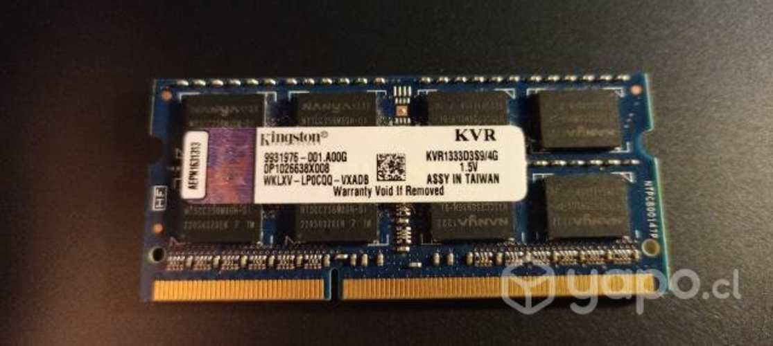 Ram DDR3 Soddim 4GB's