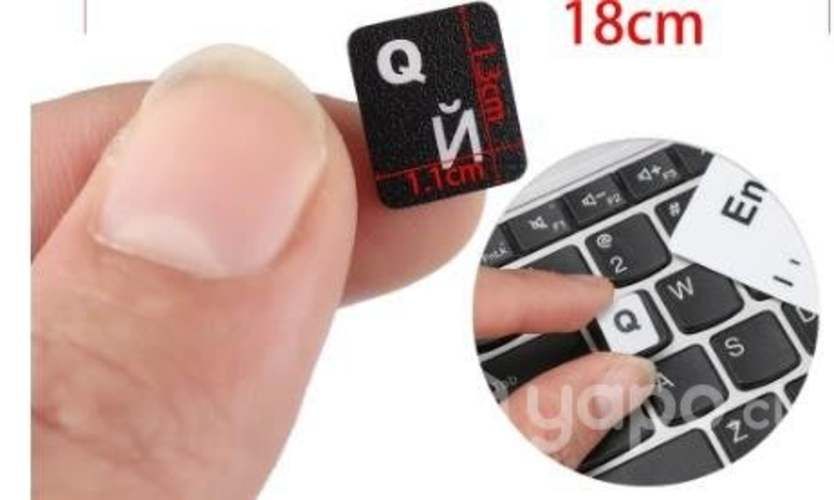 Pegatinas,letras adhesivas para teclado computador