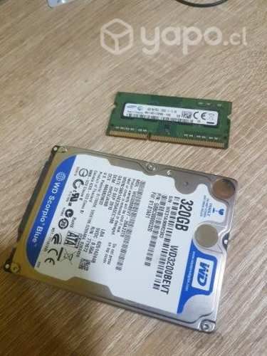 Disco duro y memoria RAM