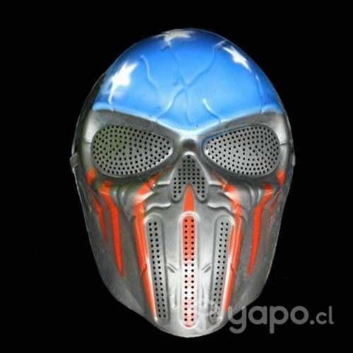 Mascara Rígida Skull Para Fiestas Airsoft Paintbal