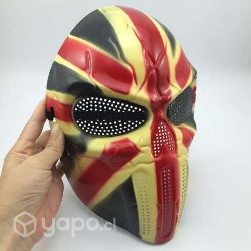 Mascara Rígida Skull Para Fiestas Airsoft Paintbal