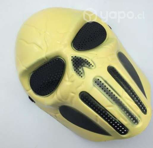Mascara Rígida Skull Para Fiestas Airsoft Paintbal