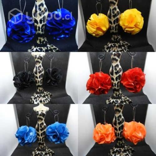 Maxi aros pompom de tela