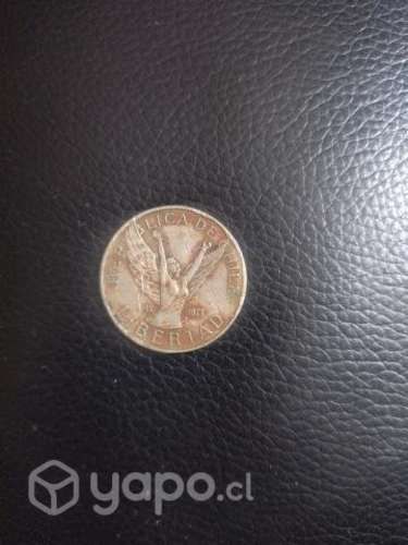 Moneda De 5 pesos Chilena de año 1980