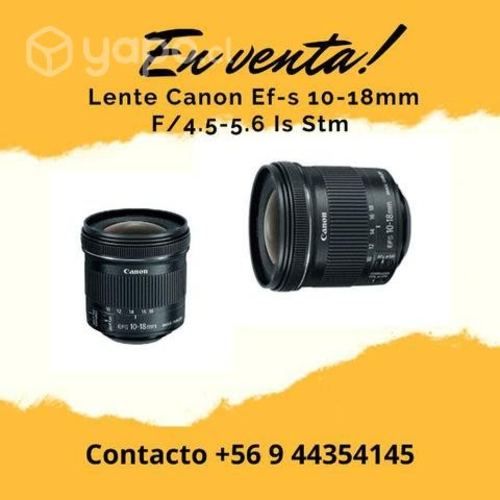 Lente canon 10-18mm