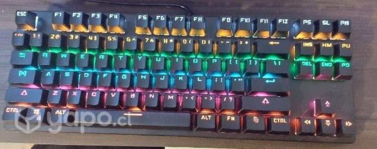 Teclado mecánico usb rgb
