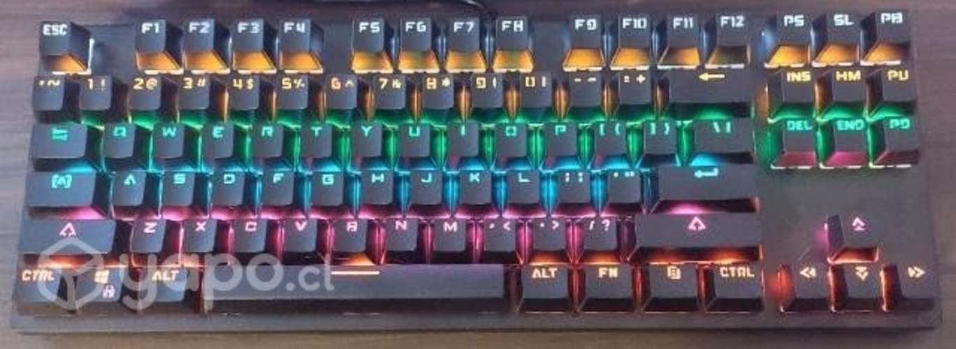 Teclado mecánico usb rgb
