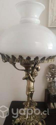 Lámparas de querubines de bronce macizo