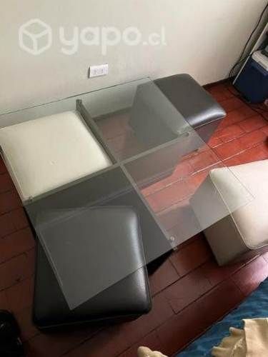 Mesa de centro vidrio