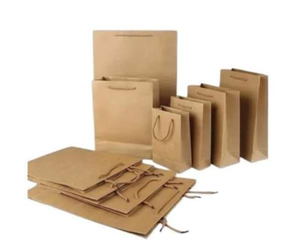 Pack 12 Bolsa Papel Kraft 27×36×9 cm Reciclable