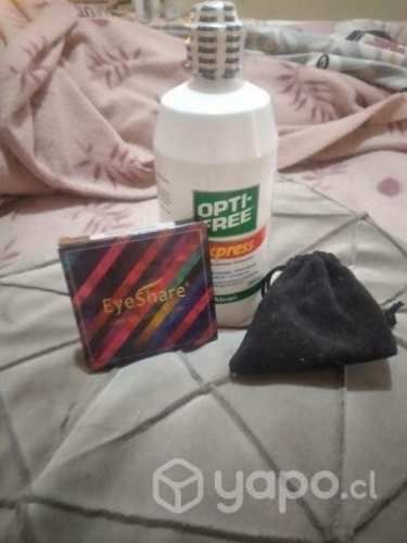 Lentes de contacto verdes nuevo más liquido