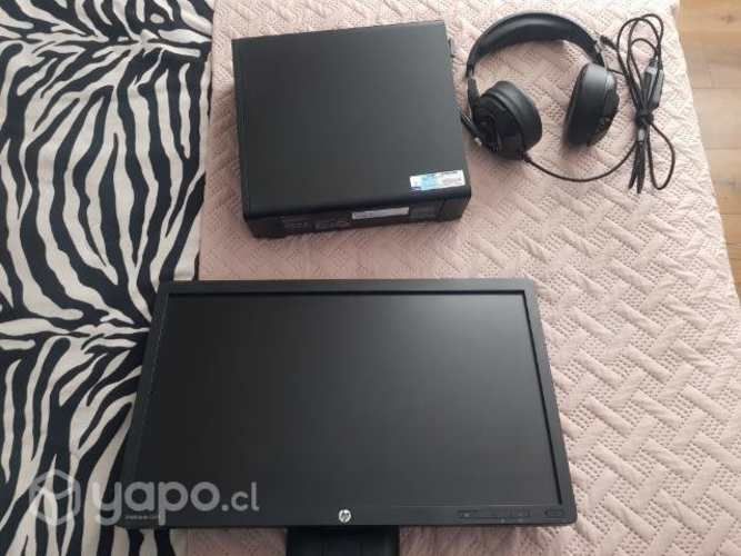 PC HP i3 8100 (computador de oficina y accesorios)