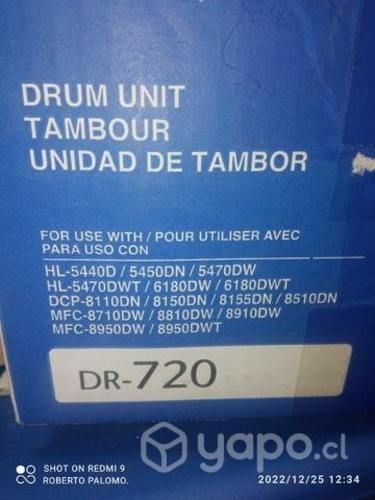 Drum brother dr 720 original Nuevo