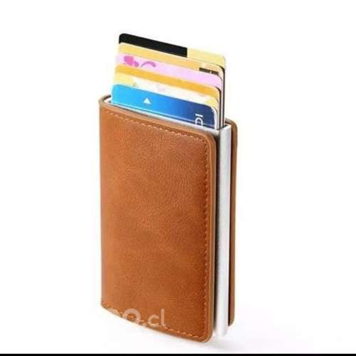 Tarjetero, porta tarjetas, billetera dama y caball