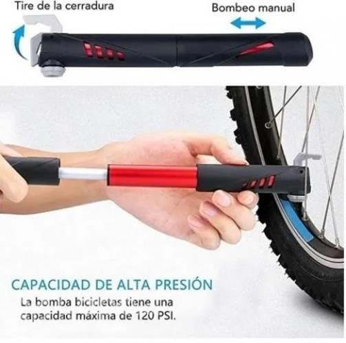 Bombín De Bicicleta Portátil Multifuncional