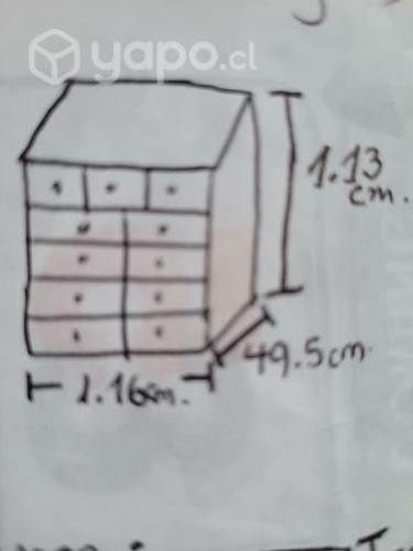 Cómoda 11 cajones