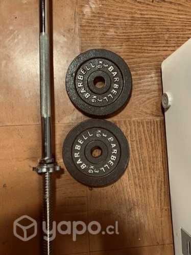 Pesa de 15 kilos en total