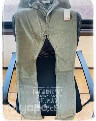 Pantalon dama Verde Muzgo Elasticado Talla S