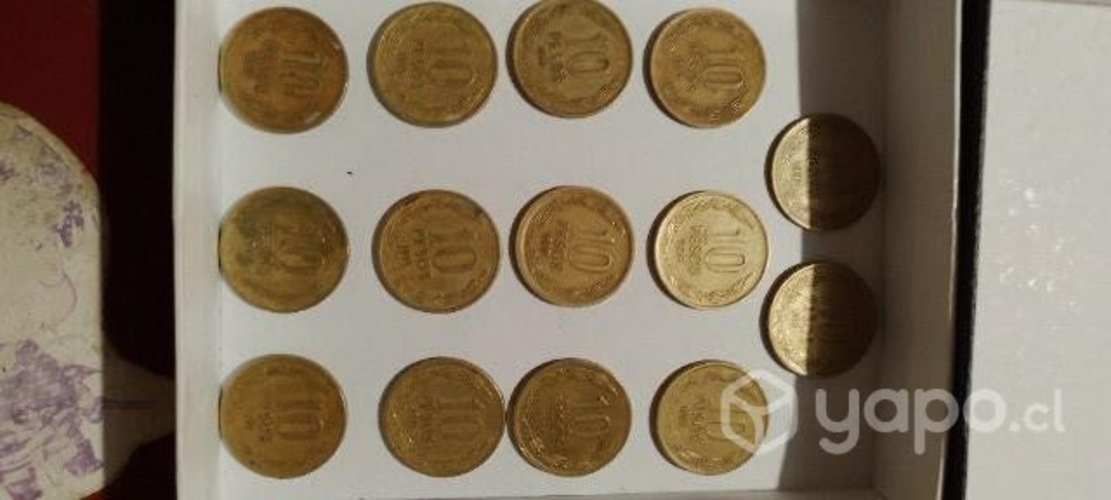 Monedas de 10 coleccionables