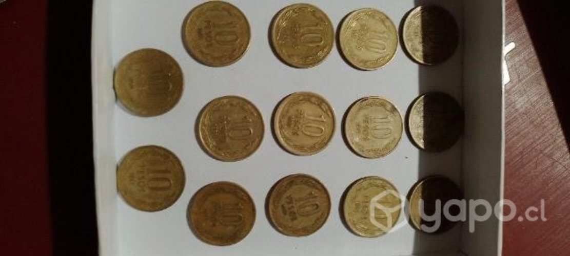 Monedas de 10 coleccionables