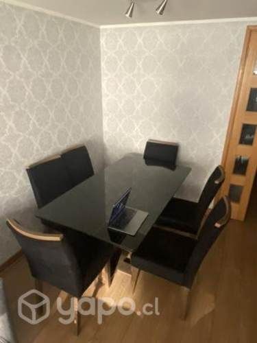 Comedor Negro 6 Sillas