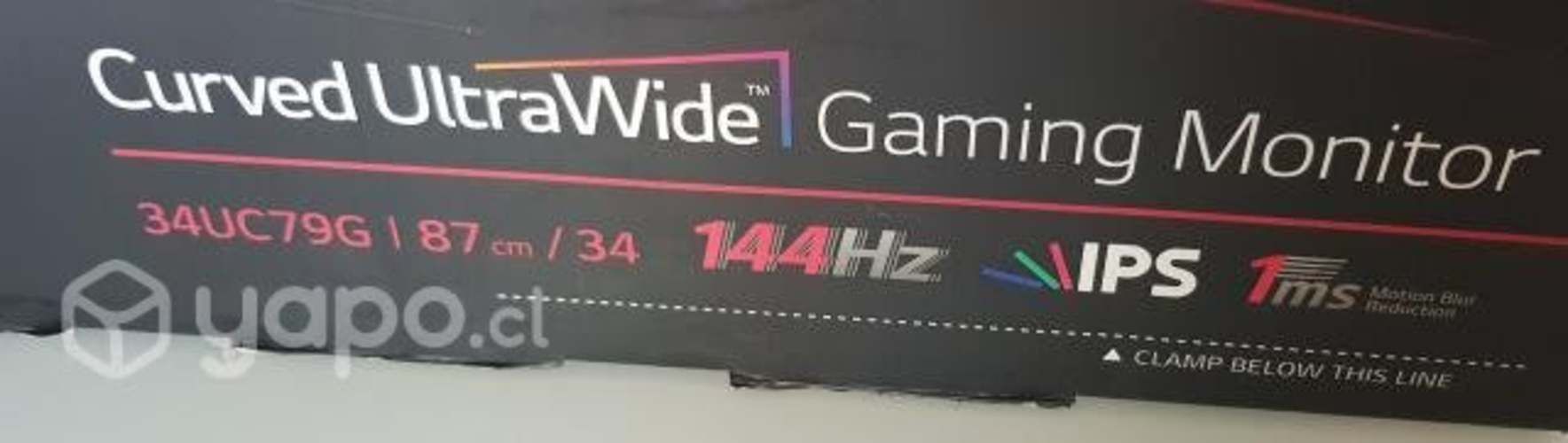 Monitor Gamer Curved UltraWide LG 34'' 144hz 1ms