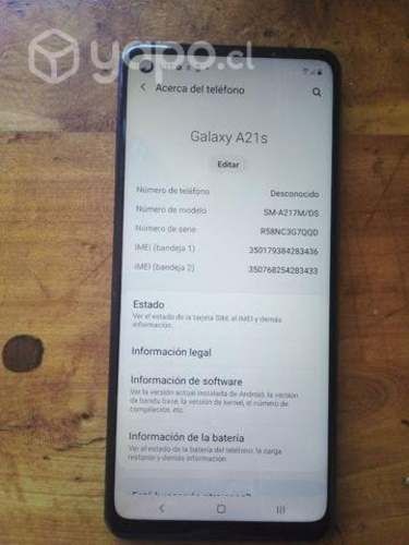 Samsung galaxy A21s