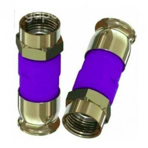 Conectores Compresión Rg6 Gilbert 50 Unidades