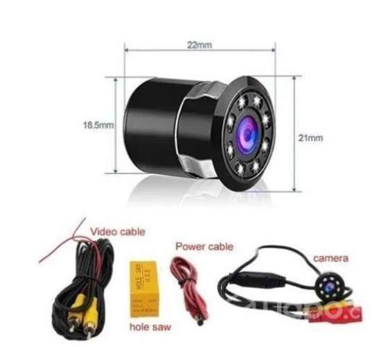 Camara Embutida para Auto De Retroceso Con 8 LED