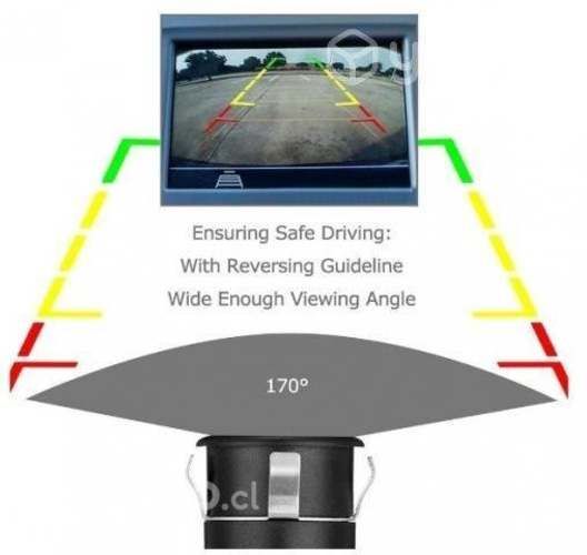 Camara Embutida para Auto De Retroceso Con 8 LED